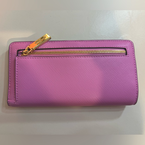 Kate Spade Large Slim Pink Wallet - Picture 2 of 3